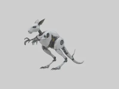 Robot version of a robot kangaroo model 3D model