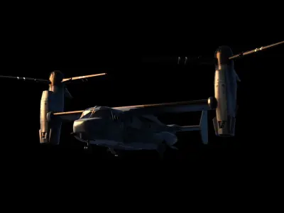 MV22 Marine High Quality 3D model