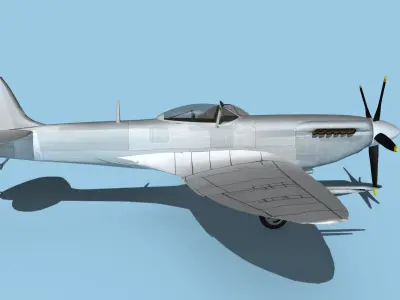 Supermarine Spitfire Mk 14e V00 3D model