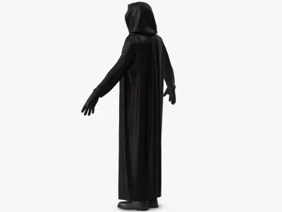 Hooded Costume 14 3D model