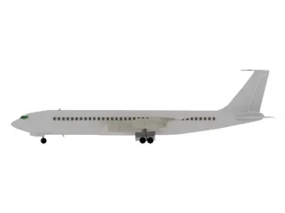AIRPLANE BOEN707 Free 3D model
