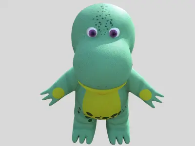 DINOSAUR CARTOON - dinosaurio 3D model