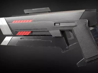 Raygun Blaster 3D model