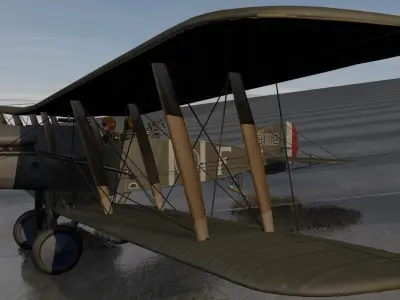 Bristol F-2B 3D model