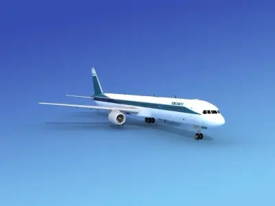 Boeing 757-300 El Al 3D model