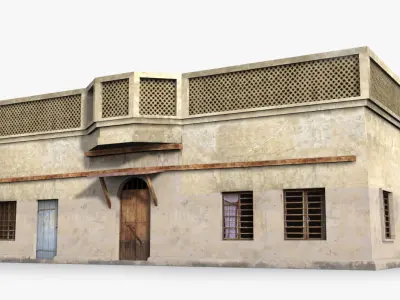 Arab x24 Low-poly 3D model