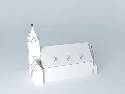 Evangelical church in Trinec Free 3D model