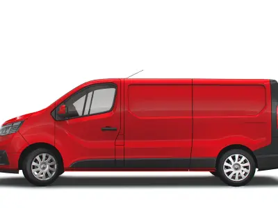Renault Trafic Van LWB 2021 3D model