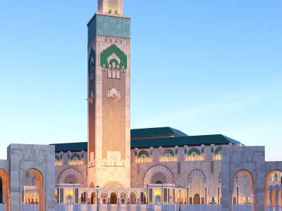 Hassan II Mosque 3D model
