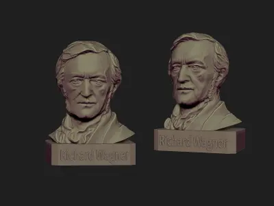 Richard Wagner 3D print model