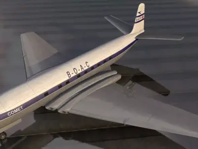 De Havilland DH 106 Comet Mk-1 3D model