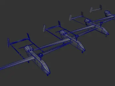 UAV IAI Searcher Low-poly 3D model