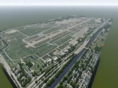 Palm Beach International Airport 3D model