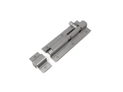 Standard door latch Low-poly 3D model