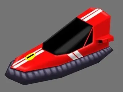 BHoverCraft ferrari jet ski 3D model