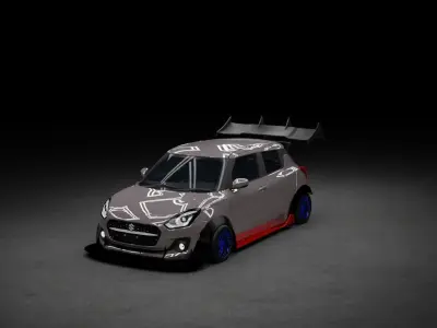 maruti swift Free low-poly 3D model