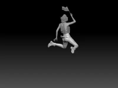 BOMB MILITARY PIN UP 3D print model