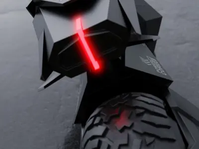 Motorcycle Robot 3D model