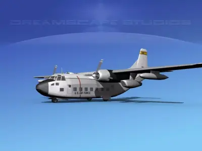 Fairchild VC-123K Provider V01 3D model