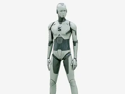 i-HOMO 05  Rigged for Unreal Engine - Unity - MIXAMO 3D model
