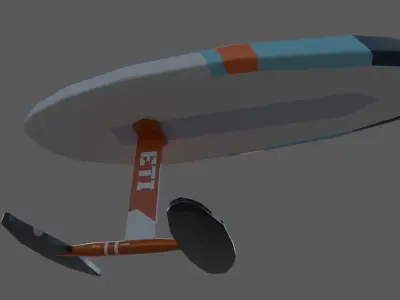 Foil Jet Surf Boards 3D model