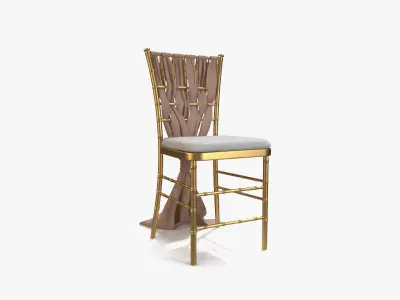 Event Chiavari Chairs Gold 3D model