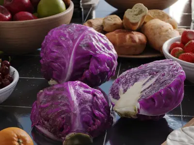  Red Cabbage Models 