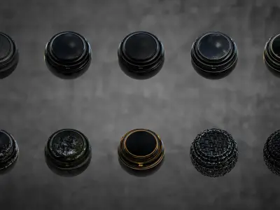 120 Metal Smart Materials 3D model