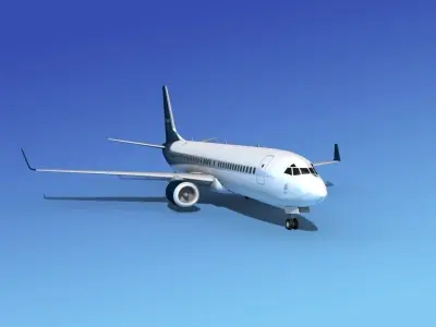 Boeing 737-800 BBJ 2 3D model