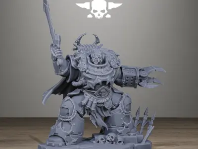 Corrupted Guard Zorvan Lord 3D print model