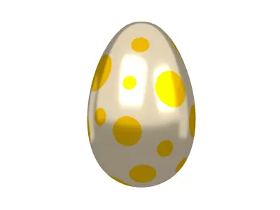 Dinosaur Egg v2 Pack Low-poly 3D model