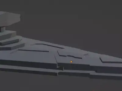 Star destroyer 3D model