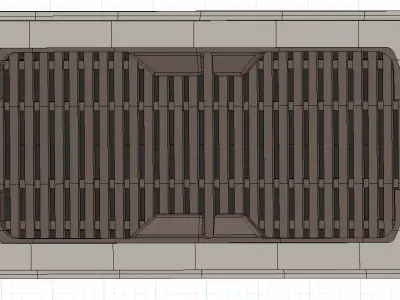 Mandalorian Nevarro Window Bars 3D Print STL  3D print model