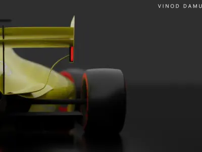 Mercedes Benz MCLaren Formula 1 Free 3D model