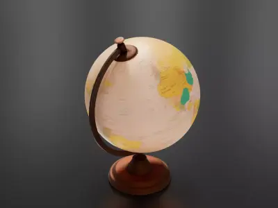 desk globe 06 3D print model