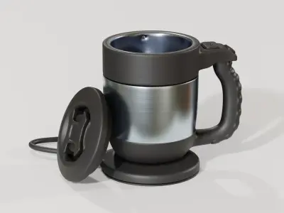 Electric thermal mug 3D model