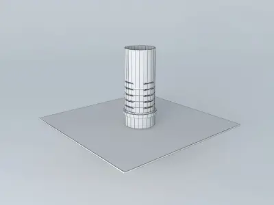 Bell siphon 3D model