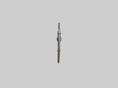 Battleaxe Model 1 Low-poly 3D model