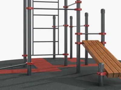 Calisthenics Park 3D model