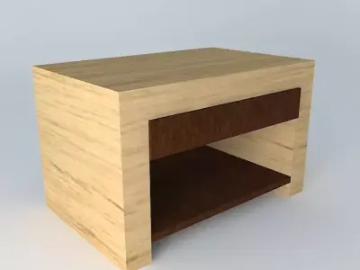 bedside table nightstand Free 3D model
