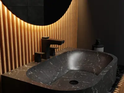 BathRoom  Low-poly 3D model order