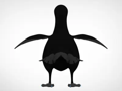 Henki Musta Kana 3D model