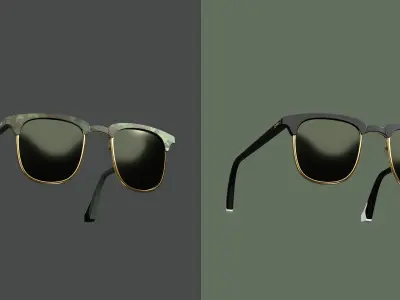 Stylish Smart Sunglasses 3D model