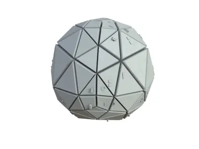 Sci Fi Object No 3566 Low Poly Low-poly 3D model