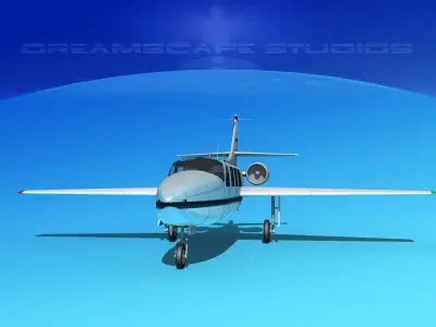 Piper Aerostar FJ-100 Fanjet V09 3D model