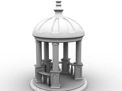 Pavilion gazebo Free 3D print model