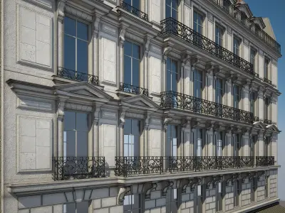 Old Building XIX 3D model