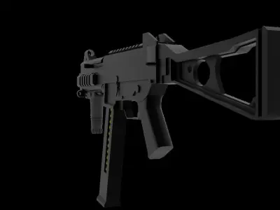 UMP 45 Low-poly 3D model