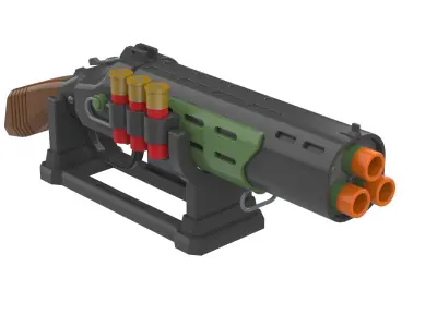 SG-22 Bushwhacker - Helldivers 2 - STL OBJ CAD - Commercial Use 3D print model