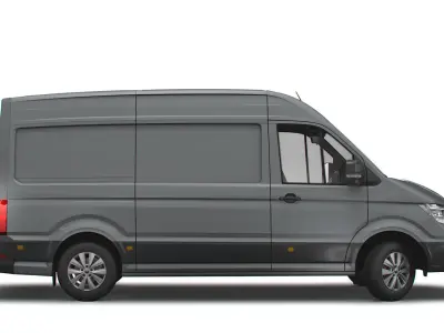 Volkswagen Crafter MWB Trendline UK-spec 2020 3D model